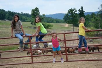Kids hanging out at Horseshoe Canyon Ranch