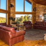 lodge great room at Horseshoe Canyon Ranch