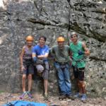 Rock climbers at Horseshoe Canyon Ranch